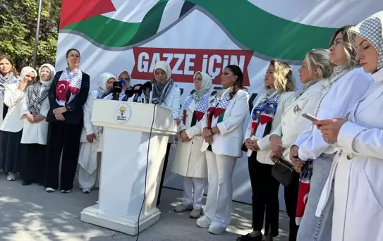 AK Parti Kadın Kollarından Gazze'ye Destek