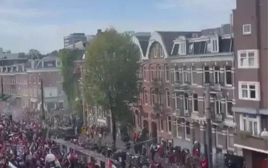 Amsterdam'da 250 Bin Kişi Gazze İçin Protesto