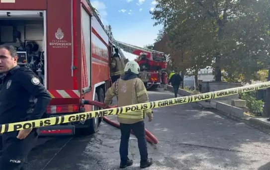 Beylikdüzü'nde Fabrika Yangını
