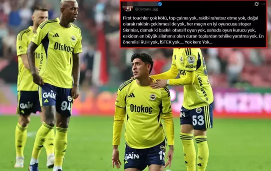 Puan kaybı sonrası çıldırdı! Ünlü şarkıcıdan Fenerbahçeli futbolculara büyük isyan