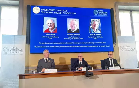 2025 Nobel Fizik Ödülü Sahipleri Açıklandı