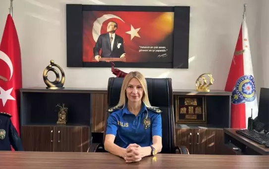 Yatağan'ın İlk Kadın Emniyet Müdürü Göreve Başladı