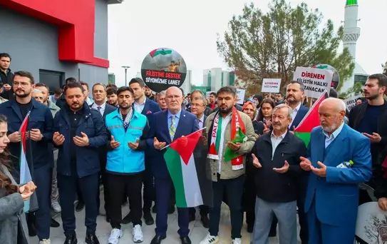 Uşak'ta Filistin İçin Yürüyüş