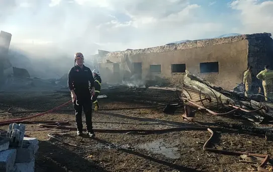 Ardahan'da Ahır Yangını: 23 Hayvan Telef Oldu