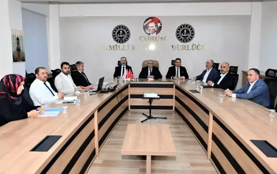 Çorum'da ÇEDES Projesi Toplantısı