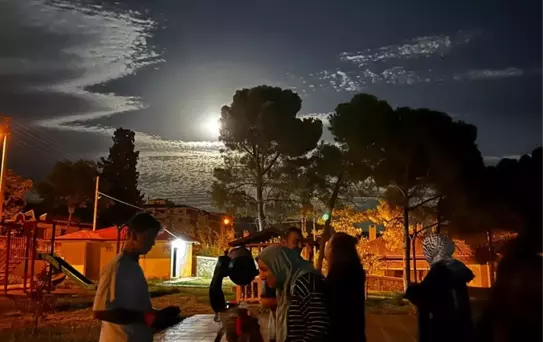 Kargı'da süper dolunay gözlem etkinliği düzenlendi