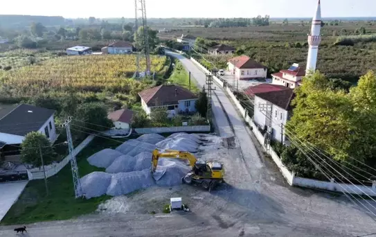 Samsun Terme'de Yol Altyapısı Çalışmaları İncelendi