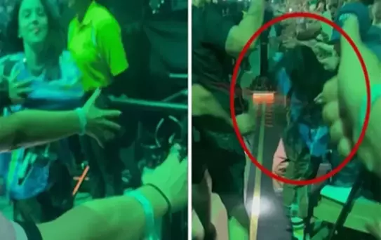 Billie Eilish'e konserde büyük şok! Korumalar hemen oraya koştu