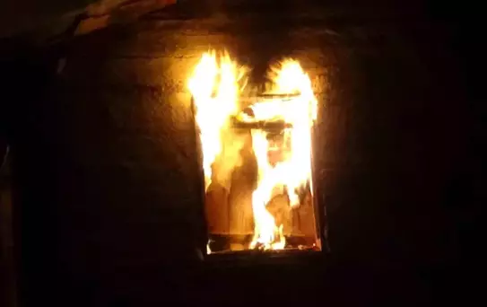 Bolu'da Samanlık Yangını Korkuya Neden Oldu