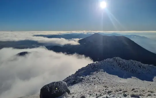 Hasan Dağı'na İlk Kar Düştü