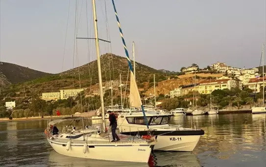 Datça Açıklarında Düzensiz Göçmen Operasyonu
