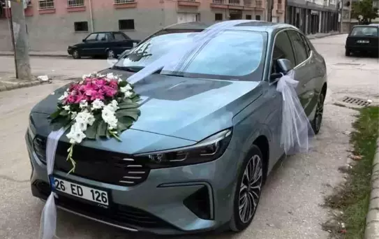 TOGG T10F Düğün Arabası Oldu