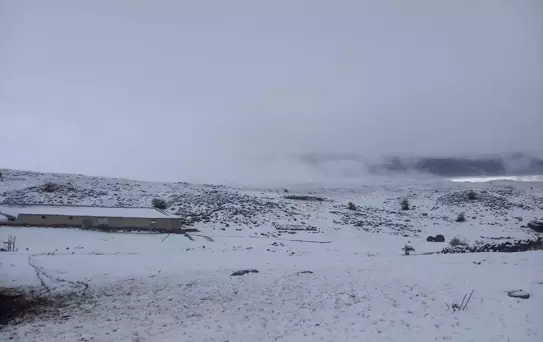 Bingöl'de Mevsimin İlk Karı Yağdı