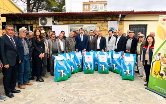 Ayvacık'ta Organik Kırmızı Et Üreticilerine Ücretsiz Tohum Desteği