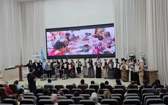 TİKA'dan Özbekistan'da Kadın Girişimciler İçin Ekipman Desteği