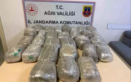 32 Kilogram Esrar Ele Geçirildi