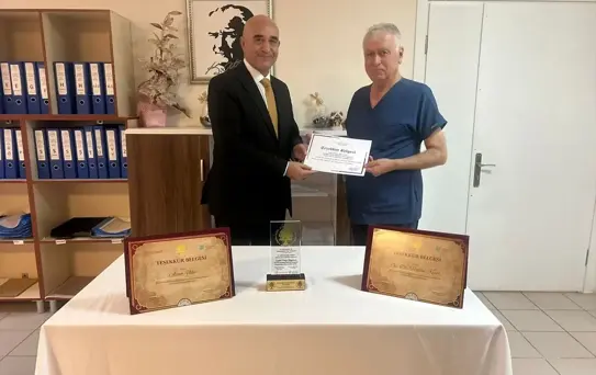 Çanakkale Hastanesi'ne Teşekkür Belgeleri