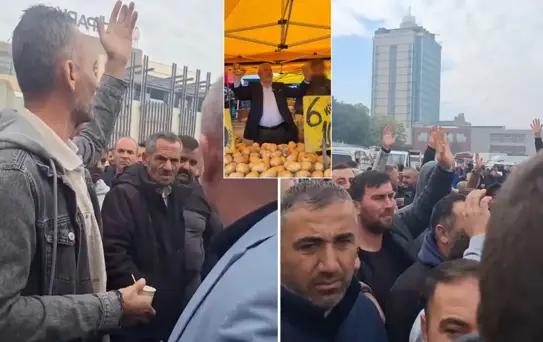 Çorum'da gerginlik tırmanıyor! Oylama yapan pazarcılar, belediye başkanını protesto etti