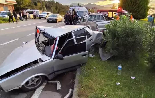 Tirebolu'da Trafik Kazası: 6 Yaralı