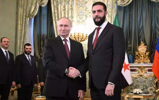 Şara Moskova'da! Rusya lideri Putin ile bir araya geldi