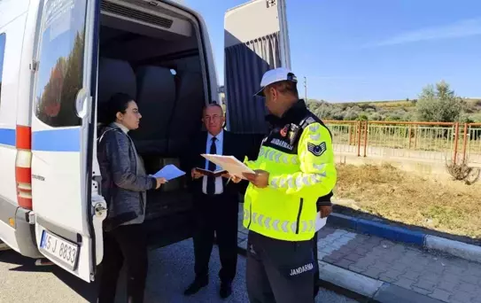 Sarıgöl'de Öğrenci Servis Denetimi
