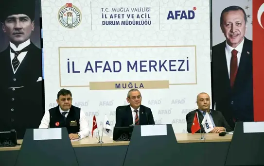 Muğla'da Risk Azaltma Planı Toplantısı
