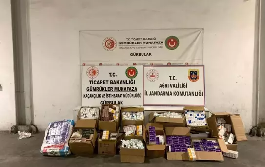 Gürbulak'ta Kaçak İlaç Operasyonu