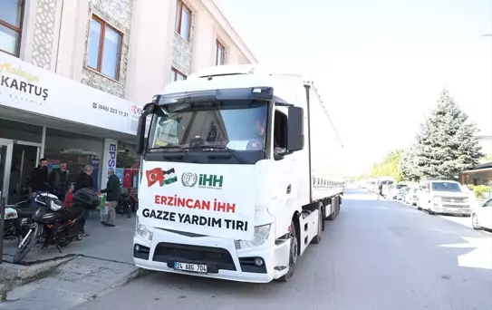 Erzincan'dan Gazze'ye İnsani Yardım