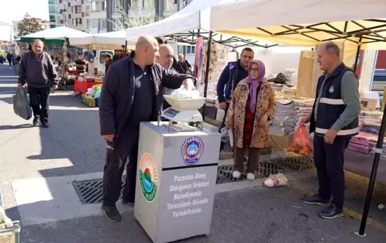 Samsun'da Semt Pazarlarına Belediye Tartısı Uygulaması Başlatıldı