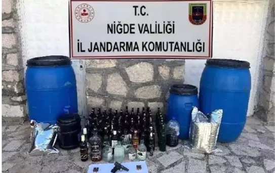 Niğde'de Kaçak Alkol Operasyonu
