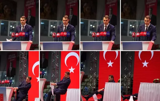 CHP Kongresinde tek aday kürsüde fenalaşıp yere yığıldı