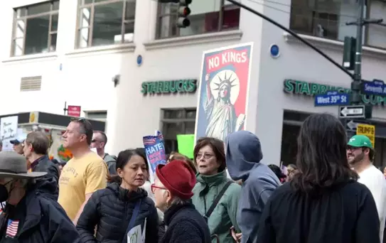 ABD'de 'No Kings' Protestoları