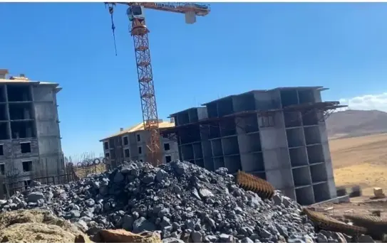 Patnos'ta TOKİ Konut Projesinde Son Aşama