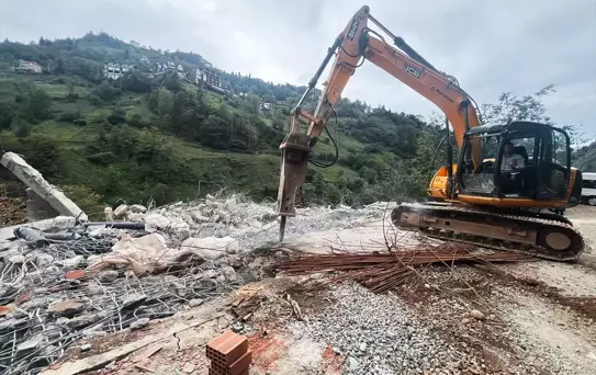 Fırtına Vadisi'nde Yıkım Başladı