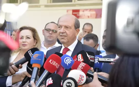KKTC Cumhurbaşkanı Ersin Tatar, Oyunu Kullandı