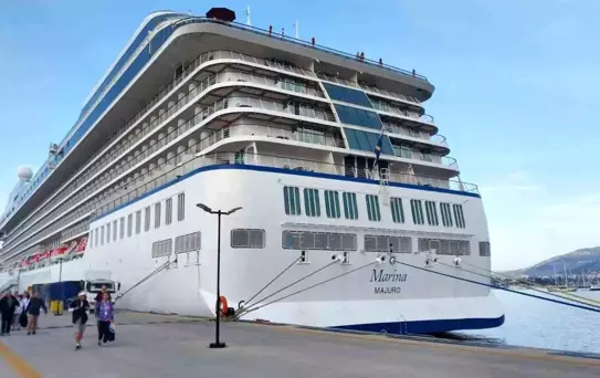 Bodrum'a 'Marina' Gemisi ile 1194 Yolcu Geldi