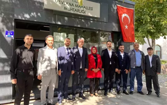 AK Parti Milletvekili Çopuroğlu, Muhtarlar Günü'nde Muhtar Arık'ı Ziyaret Etti