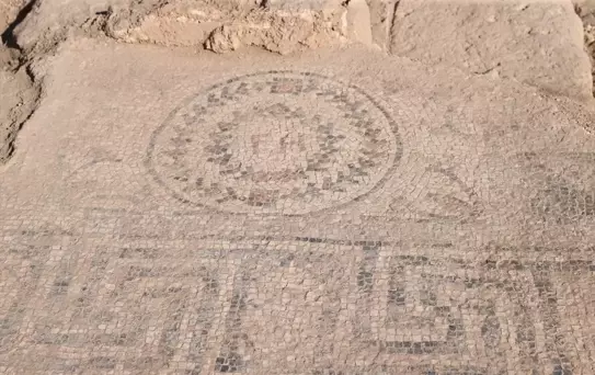 Urfa Kalesi'nde 5. yüzyıla ait mozaik bulundu