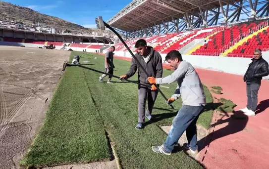 Yozgat Bozok Stadı'nın İnşaatı Tamamlanma Aşamasında