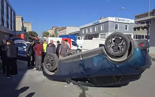 Ataşehir'de Kaza: Cip Takla Attı