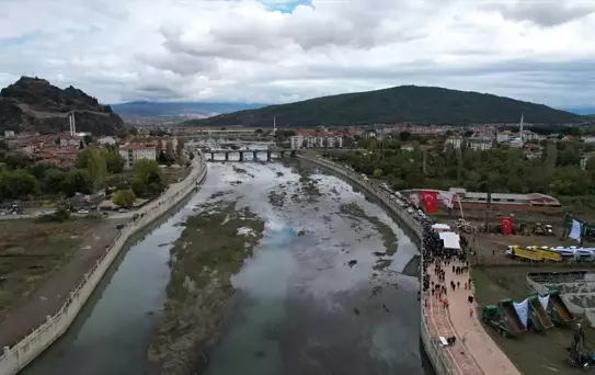 Osmancık'ta Kauçuk Savak Projesi Temel Atıldı