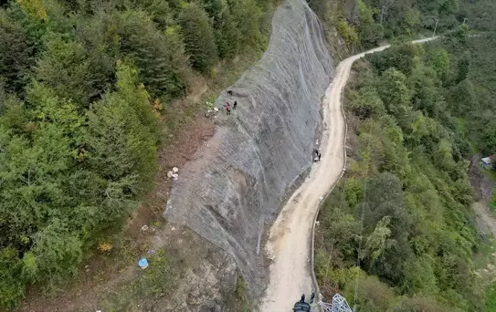 Sakarya'da Toprak Kayması Riski Önleniyor