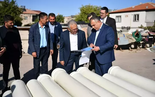 Kayseri'de KASKİ Altyapı Çalışmaları İncelendi
