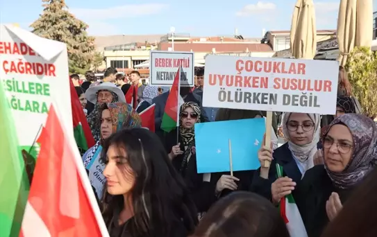 Ürgüp'te Gazze İçin Yürüyüş Düzenlendi