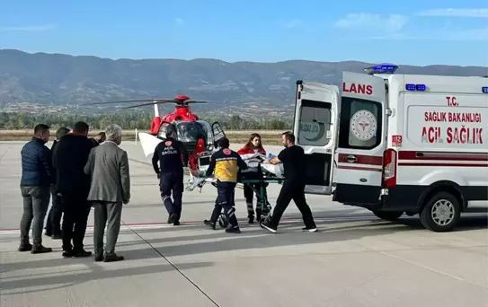 Tokat'ta Elektrik Akımına Kapılan Hasta, Ankara'ya Sevk Edildi