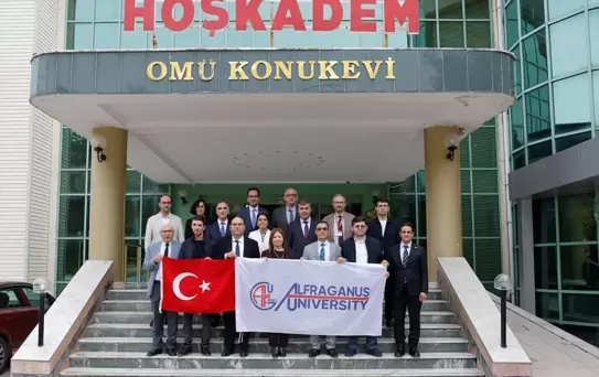 OMÜ ve Alfraganus Üniversitesi İş Birliği Görüşmesi