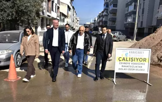 Karacabey'de Kaldırım ve Asfalt Yenileme Çalışmaları Başladı