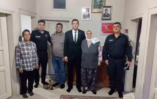 Kaymakam Akar'dan Şehit Ailelerine Ziyaret