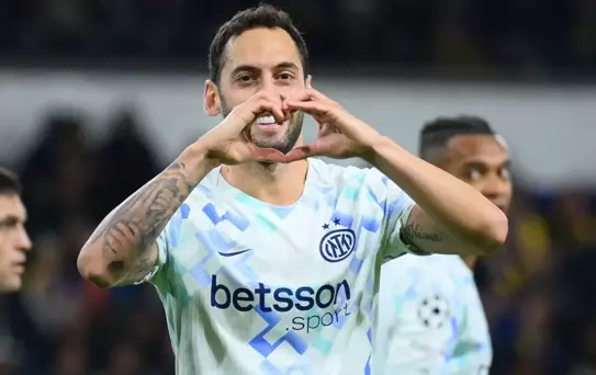 Hakan da boş geçmedi! Inter Galatasaray'ın rakibine deplasmanda gol oldu yağdı