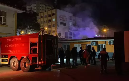 Nazilli'de Okul Kantininde Yangın